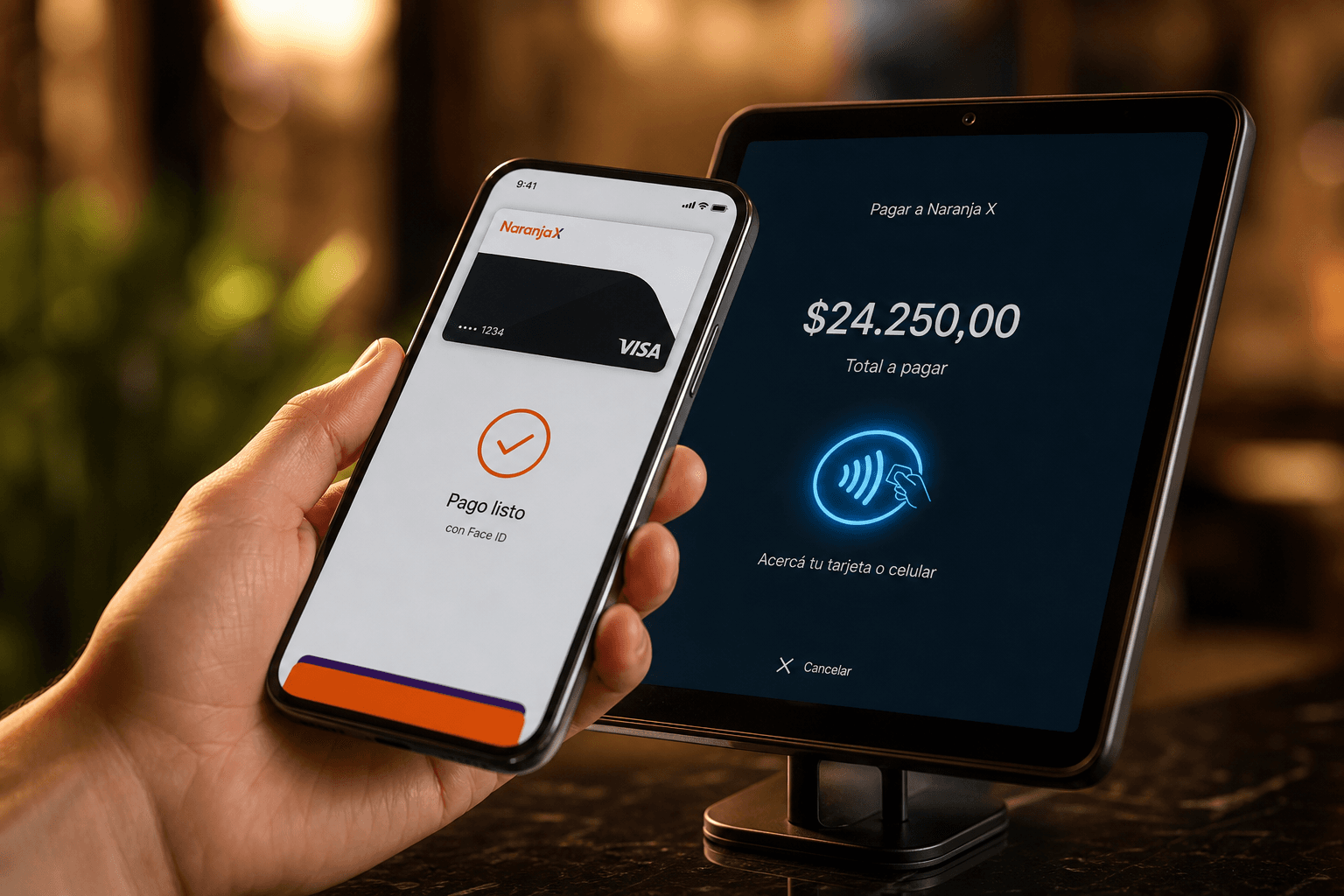 Pago contactless con Hazmenu